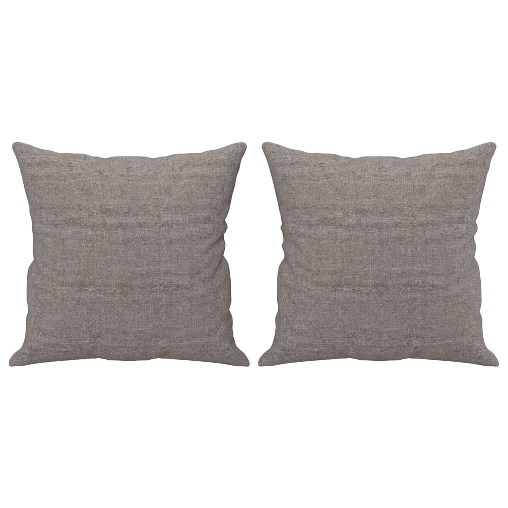 2Dílná Sedací Souprava S Polštáři Taupe Textil