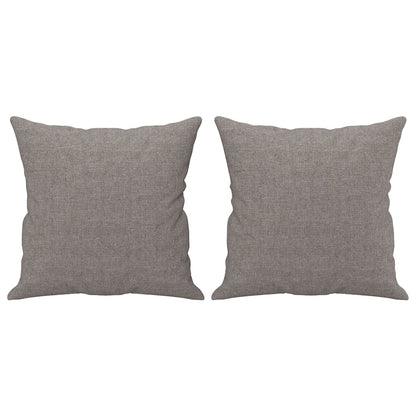 2Dílná Sedací Souprava S Polštáři Taupe Textil