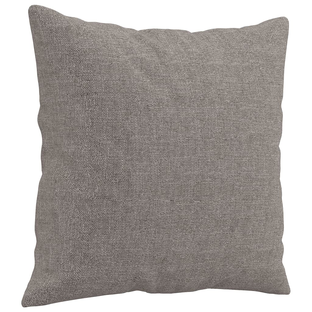2Dílná Sedací Souprava S Polštáři Taupe Textil