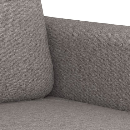 3Dílná Sedací Souprava S Polštáři Taupe Textil