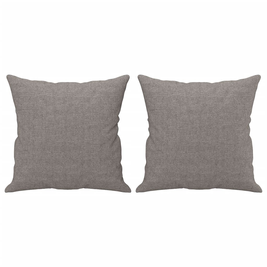 3Dílná Sedací Souprava S Polštáři Taupe Textil