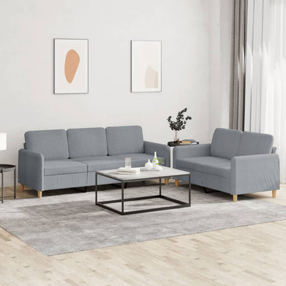 2Dílná Sedací Souprava S Poduškami Textil