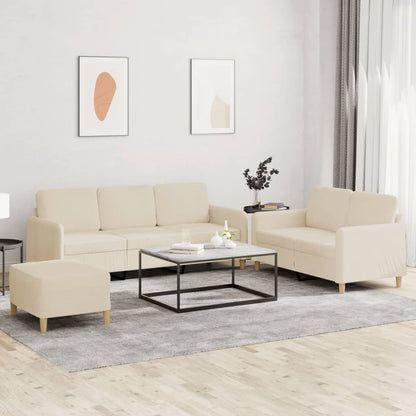 2Dílná Sedací Souprava S Poduškami Textil