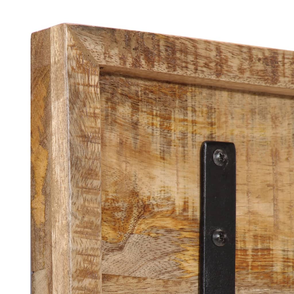 Nástěnný Věšák S 5 Háčky Masivní Mangovníkové Dřevo