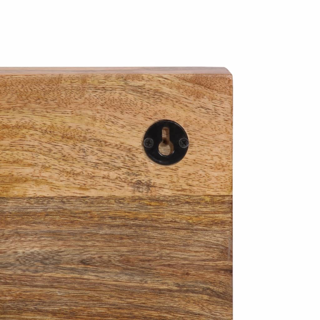 Nástěnný Věšák S 5 Háčky Masivní Mangovníkové Dřevo