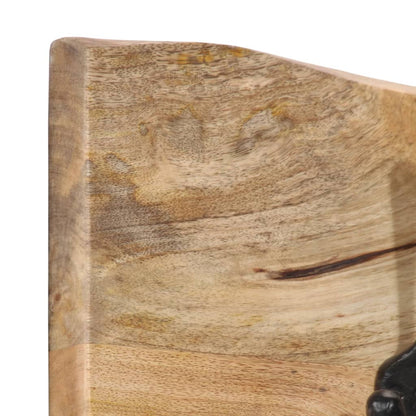 Nástěnný Věšák Se 4 Háčky Masivní Mangovníkové Dřevo