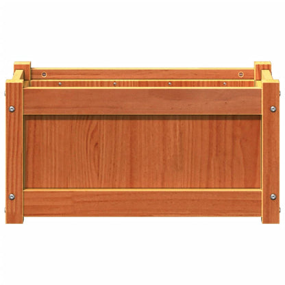 Zahradní Truhlík Voskově Hnědý 60 X 31 X 31 Cm Masivní Borovice