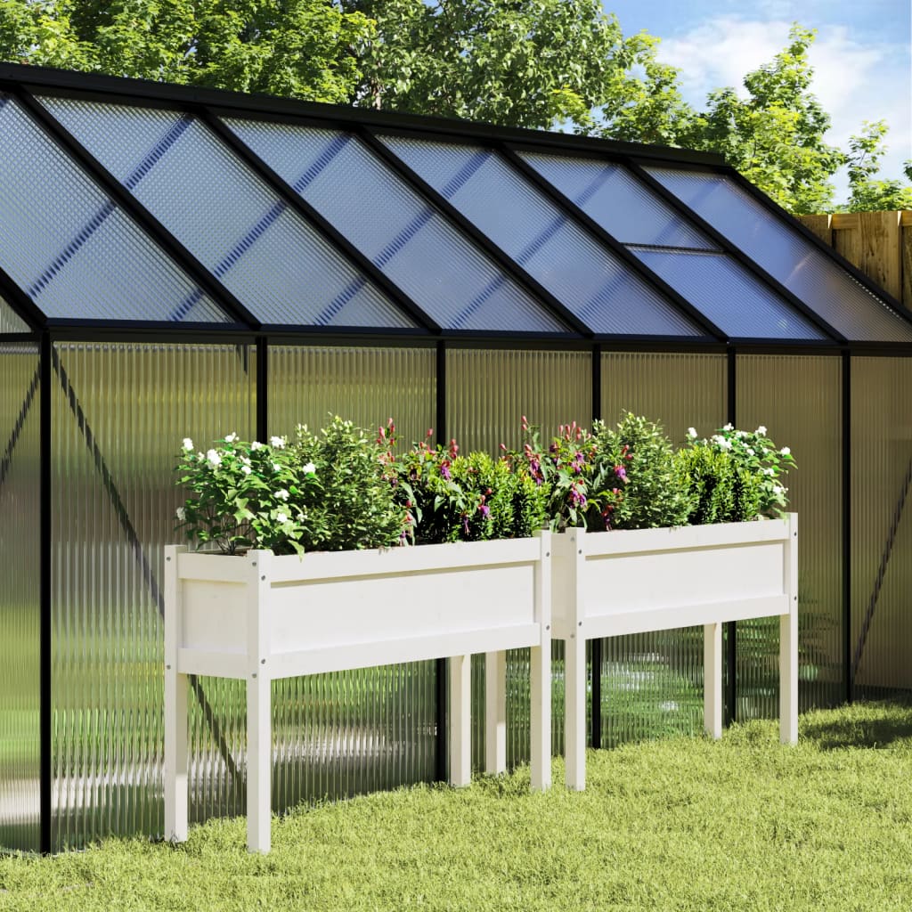 Zahradní Truhlík S Nohami Voskově Hnědý 110X31X70 Cm Borovice