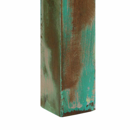 Stůl Na Psaní Hnědá 112 X 55 X 76 Cm Masivní Obnovované Dřevo