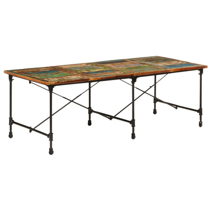 Jídelní Stůl 220 X 90 X 77 Cm Masivní Recyklované Dřevo