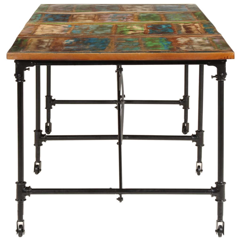 Jídelní Stůl 220 X 90 X 77 Cm Masivní Recyklované Dřevo