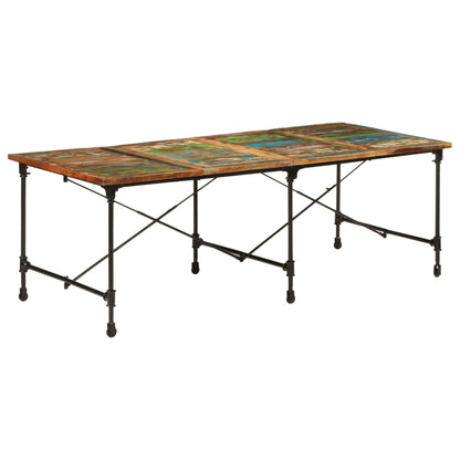 Jídelní Stůl 220 X 90 X 77 Cm Masivní Recyklované Dřevo