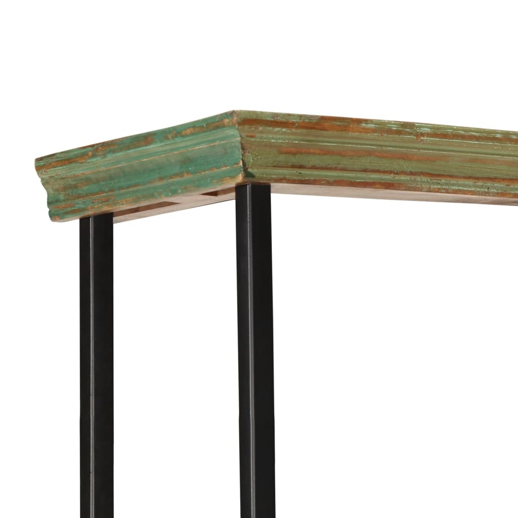 Skříň Highboard 55 X 30 X 180 Cm Masivní Recyklované Dřevo