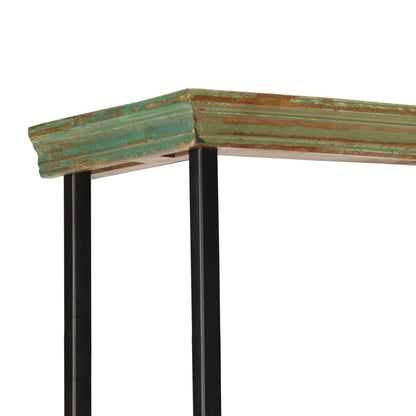 Skříň Highboard 55 X 30 X 180 Cm Masivní Recyklované Dřevo