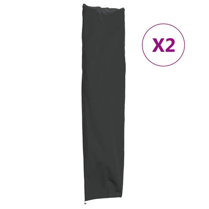 Plachty Na Zahradní Slunečník 2 Ks 170X35/32 Cm 420D Oxford
