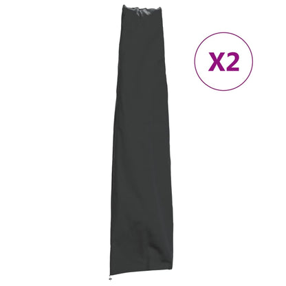 Plachty Na Zahradní Slunečník 2 Ks 170X35/32 Cm 420D Oxford