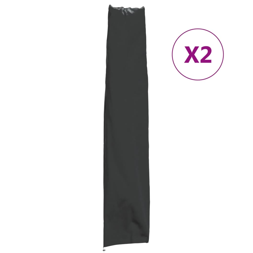 Plachty Na Zahradní Slunečník 2 Ks 170X35/32 Cm 420D Oxford