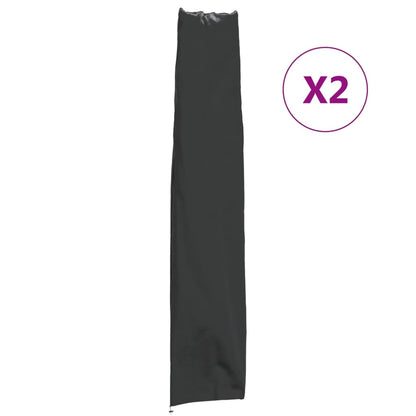 Plachty Na Zahradní Slunečník 2 Ks 170X35/32 Cm 420D Oxford