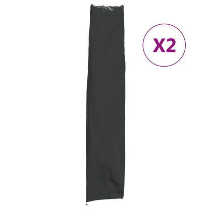 Plachty Na Zahradní Slunečník 2 Ks 170X35/32 Cm 420D Oxford