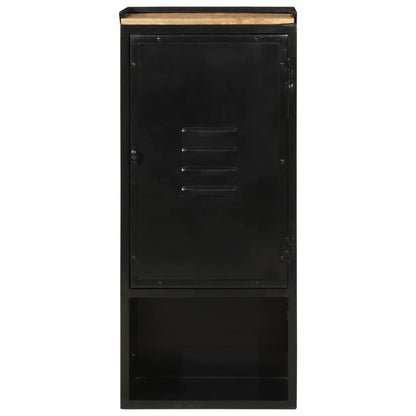 Koupelnová Skříňka 40 X 27 X 90 Cm Železo A Masivní Mangovník
