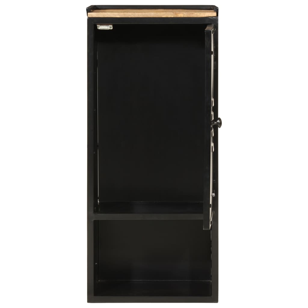Koupelnová Skříňka 40 X 27 X 90 Cm Železo A Masivní Mangovník