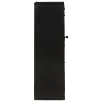 Koupelnová Skříňka 40 X 27 X 90 Cm Železo A Masivní Mangovník