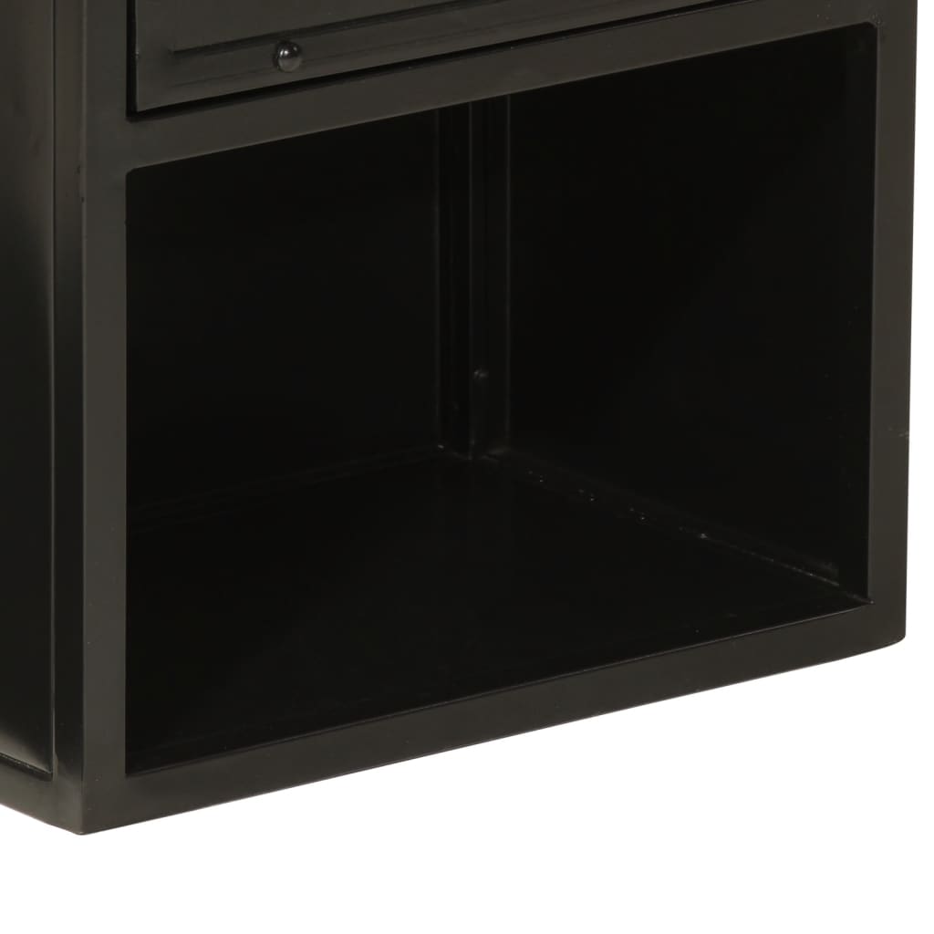 Koupelnová Skříňka 40 X 27 X 90 Cm Železo A Masivní Mangovník