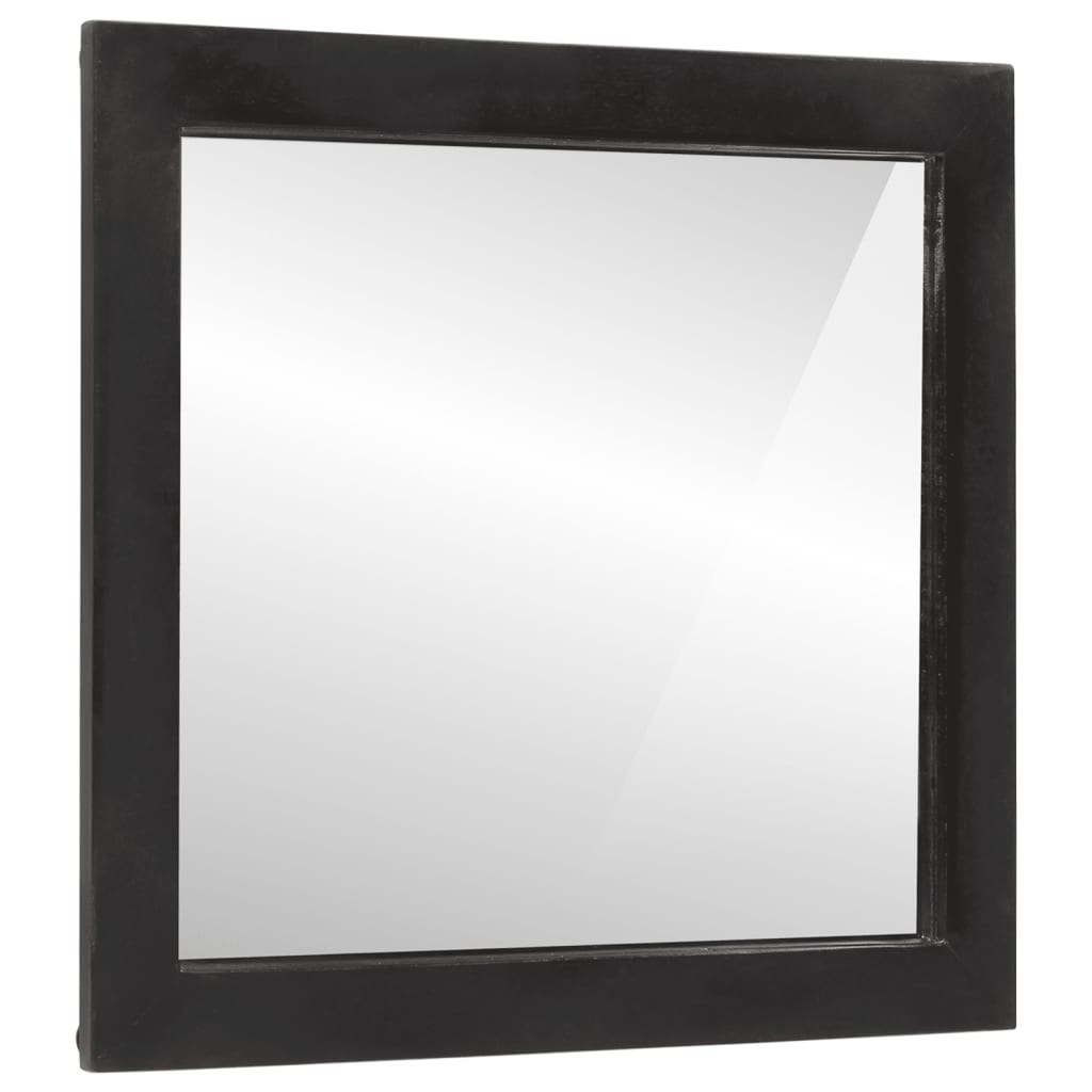 Koupelnové Zrcadlo 55X1X60 Cm Sklo A Masivní Mangovníkové Dřevo