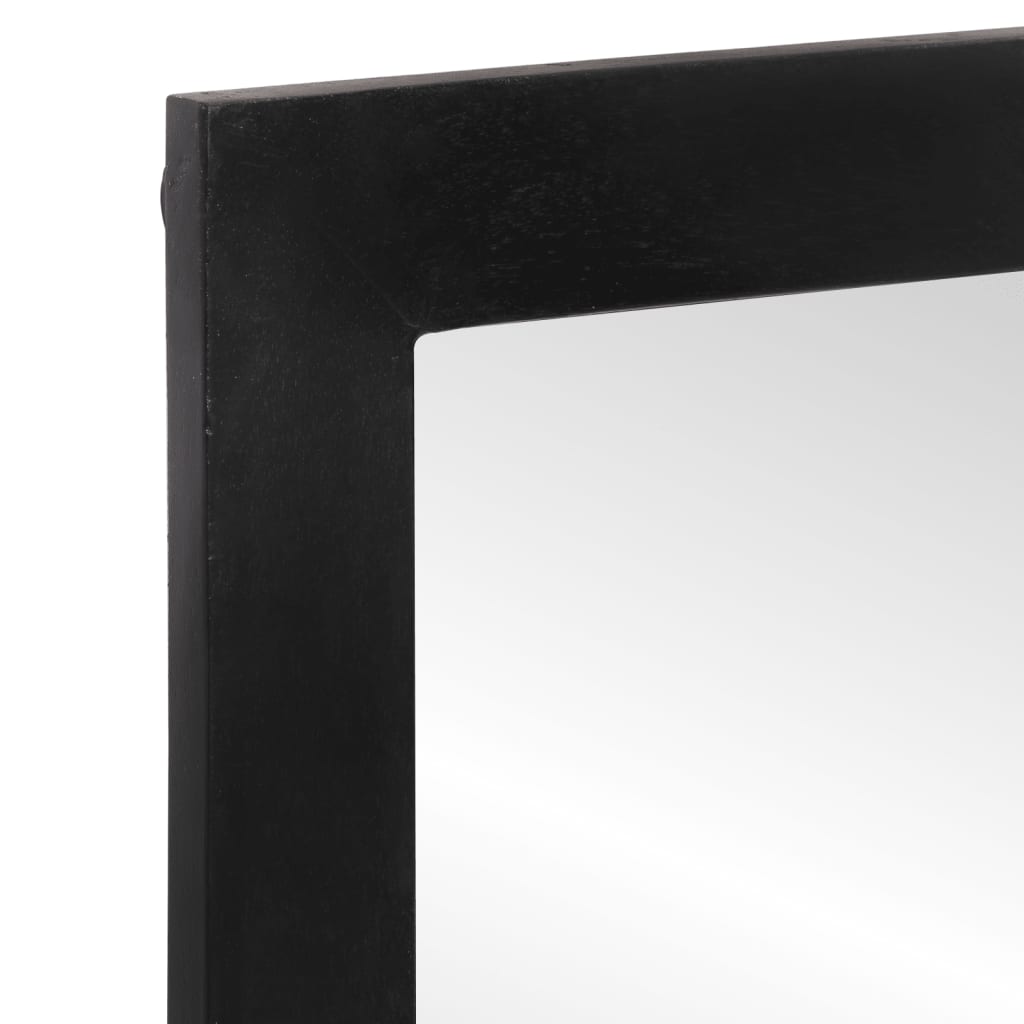 Koupelnové Zrcadlo 55X1X60 Cm Sklo A Masivní Mangovníkové Dřevo