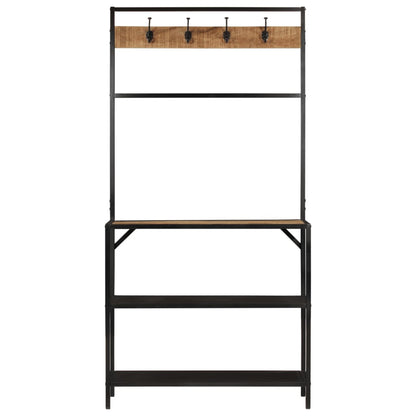 Věšák Na Kabáty 90 X 35 X 180 Cm Masivní Mangovník A Železo