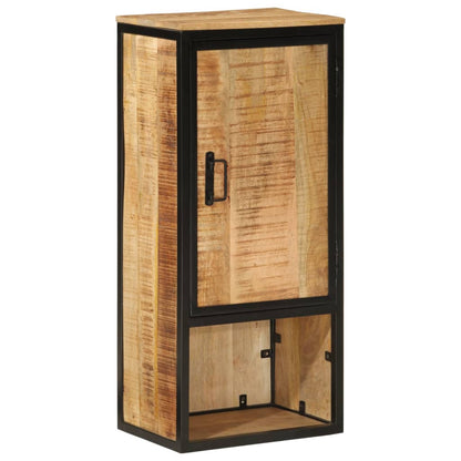 Koupelnová Skříňka 40X27X90 Cm Masivní Mangovník A Železo