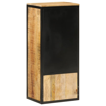 Koupelnová Skříňka 40X27X90 Cm Masivní Mangovník A Železo