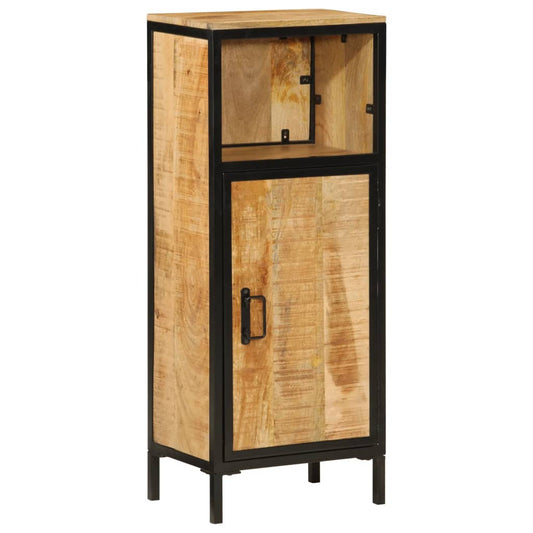 Koupelnová Skříňka 40X27X90 Cm Masivní Mangovník A Železo