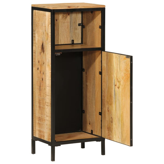 Koupelnová Skříňka 40X27X90 Cm Masivní Mangovník A Železo