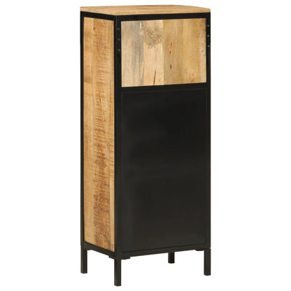 Koupelnová Skříňka 40X27X90 Cm Masivní Mangovník A Železo