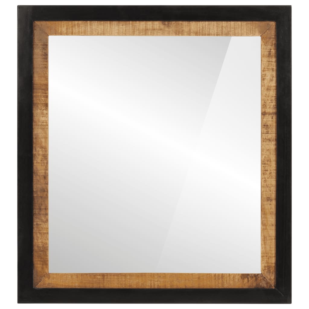 Koupelnové Zrcadlo 55 X 1 X 60 Cm Sklo A Masivní Mangovník
