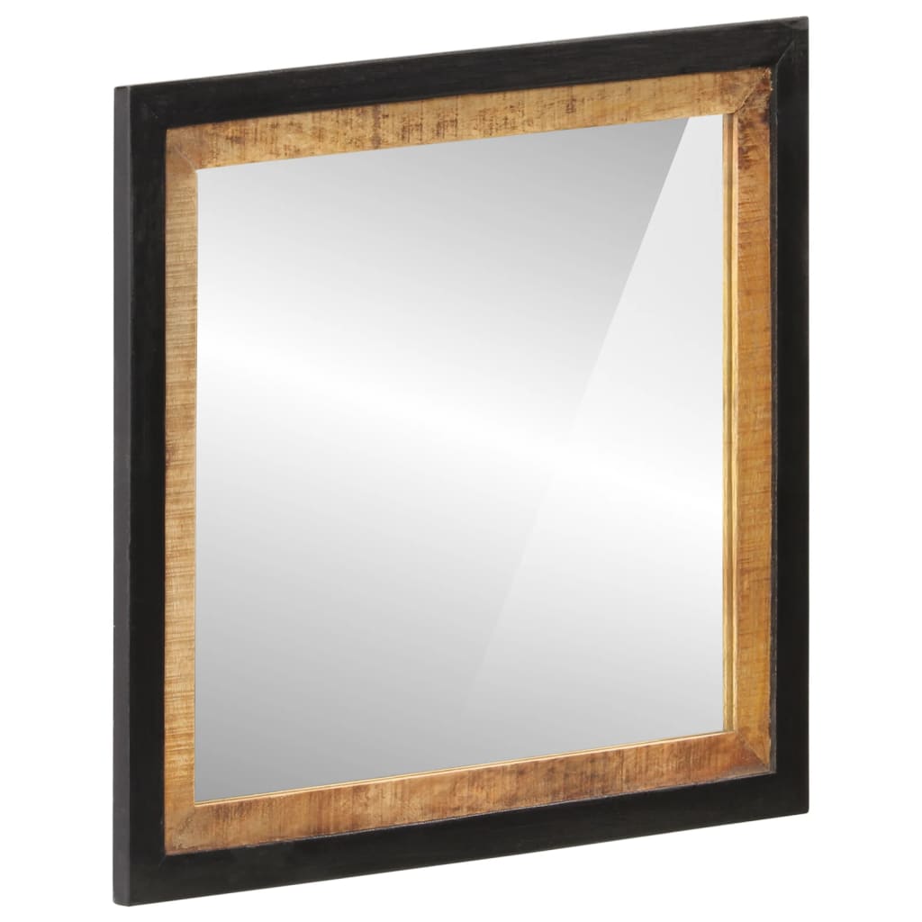 Koupelnové Zrcadlo 55 X 1 X 60 Cm Sklo A Masivní Mangovník