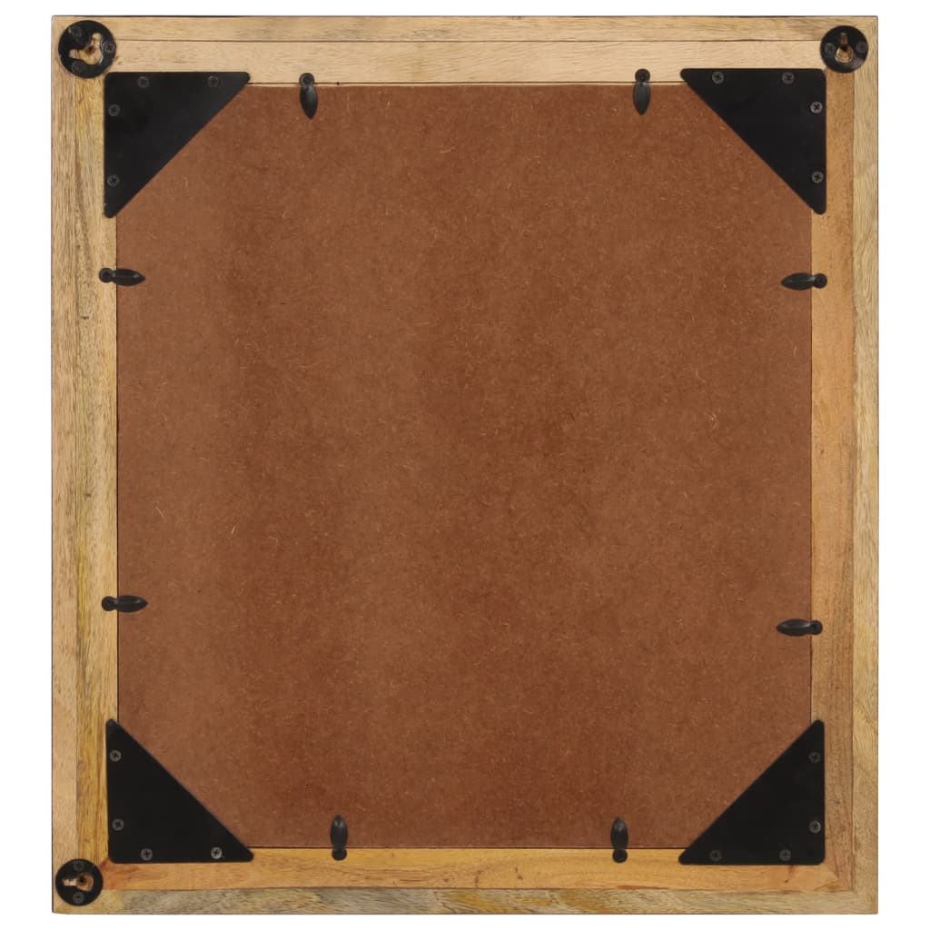 Koupelnové Zrcadlo 55 X 1 X 60 Cm Sklo A Masivní Mangovník