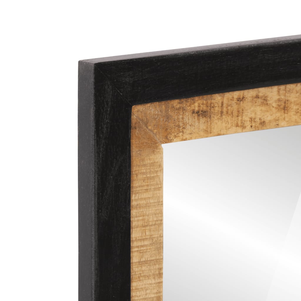 Koupelnové Zrcadlo 55 X 1 X 60 Cm Sklo A Masivní Mangovník