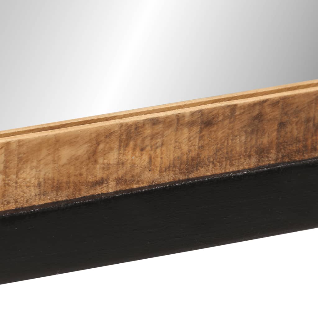 Koupelnové Zrcadlo 55 X 1 X 60 Cm Sklo A Masivní Mangovník