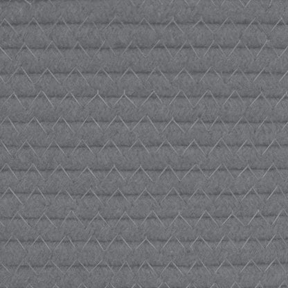 Koš Na Prádlo Šedý A Bílý Ø Bavlna