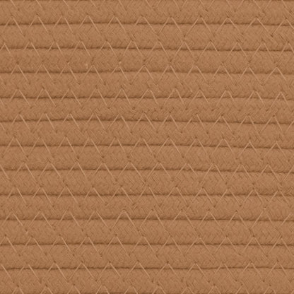 Úložný Koš Hnědý Ø 40 X 35 Cm Bavlna