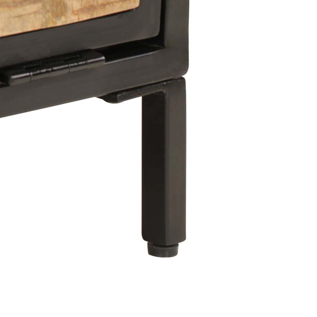 Botník 60 X 35 X 53 Cm Masivní Hrubé Mangovníkové Dřevo