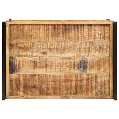 Kuchyňský Vozík 80X55X70 Cm Masivní Hrubé Mangovníkové Dřevo