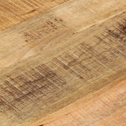 Stolní Deska Ø40X3,8 Cm Kulatá Masivní Hrubé Mangovníkové Dřevo Hrubé Mangovníkové Dřevo (Přírodní)