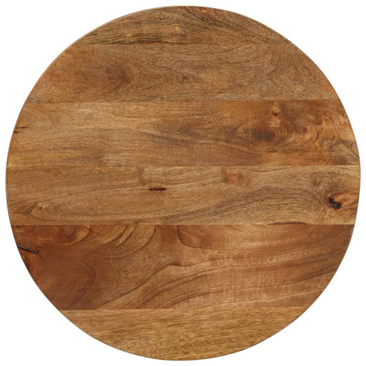 Stolní deska Ø 50 x 2,5 cm kulatá masivní mangovníkové dřevo
