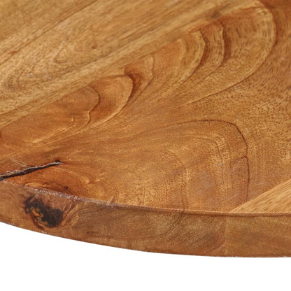 Stolní Deska Ø 80 X 2,5 Cm Kulatá Masivní Mangovníkové Dřevo Mangovníkové Dřevo (Dubová Povrchová Úprava)