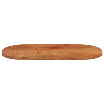 Stolní Deska 80 X 40 X 2,5 Cm Oválná Masivní Akáciové Dřevo Akáciové Dřevo (Přírodní)