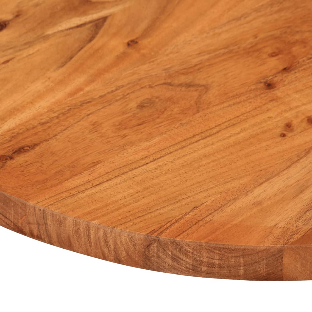 Stolní Deska 80 X 40 X 2,5 Cm Oválná Masivní Akáciové Dřevo Akáciové Dřevo (Přírodní)