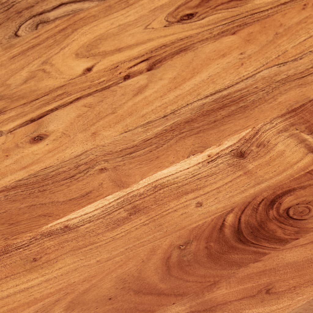Stolní Deska 80 X 40 X 2,5 Cm Oválná Masivní Akáciové Dřevo Akáciové Dřevo (Přírodní)